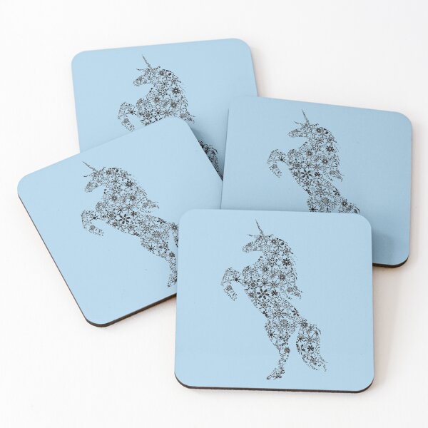 Item preview, Winter Snowflake Unicorn Cute Winter Magic Design designed and sold by TrulyEpoque.