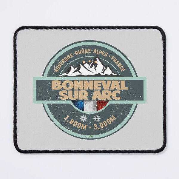 Item preview, Bonneval sur Arc France Ski Skiing Alpes Sticker T-Shirt 02 designed and sold by OuterShellUK.