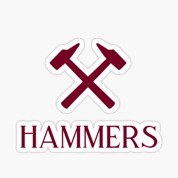 Hammers Maroon Sticker