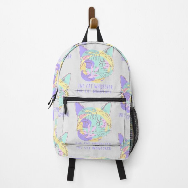 Item preview, The Cat Whisperer. Retro Pastel Cat Lover designed and sold by Rebel-Design.