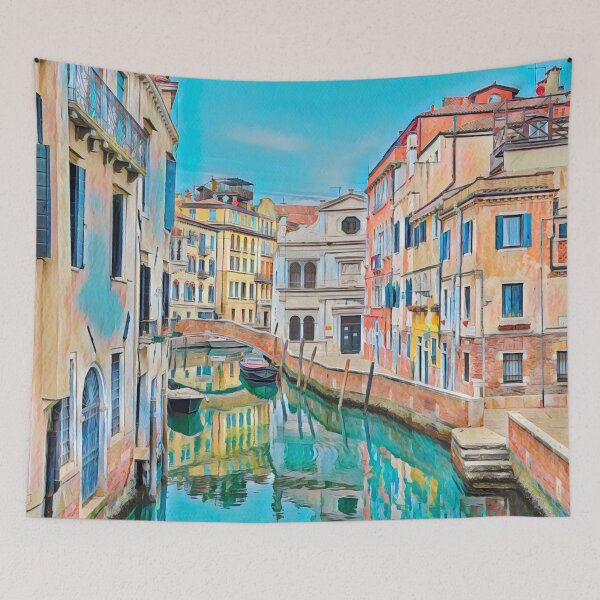 Item preview, Venecia Vintage Travel designed and sold by Sofia-Draws.