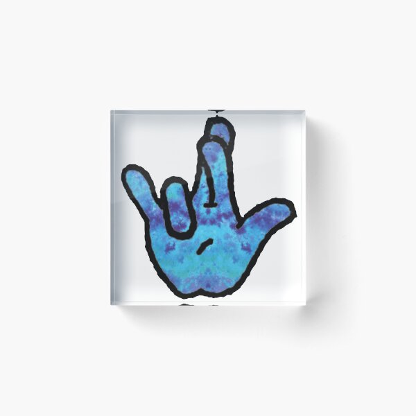 I Really Love You ASL Acrylic Block