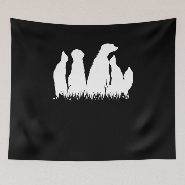 Item preview, Suricate Silhouette designed and sold by BLake77777.