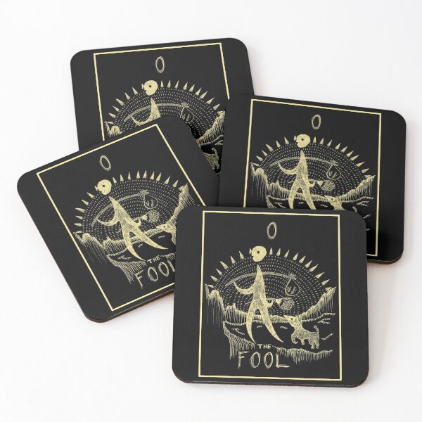 Item preview, The Fool 0 Tarot Card designed and sold by Owl-n-bear.
