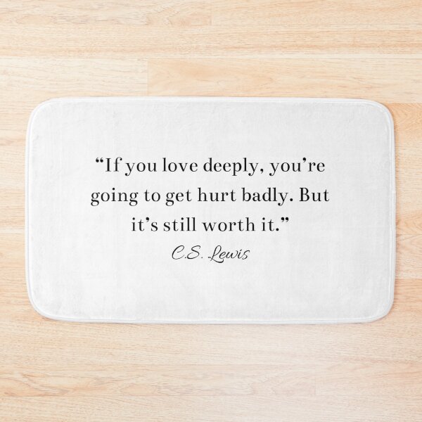 Item preview, CS Lewis Inspirational True Love Quote designed and sold by HoeneShirts.