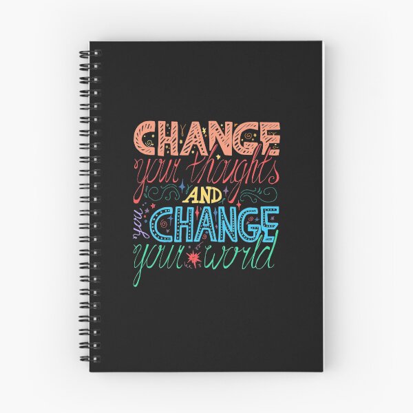 Item preview, CHANGE YOU THOUGHTS AND CHANGE YOUR WORLD designed and sold by FbCreative.