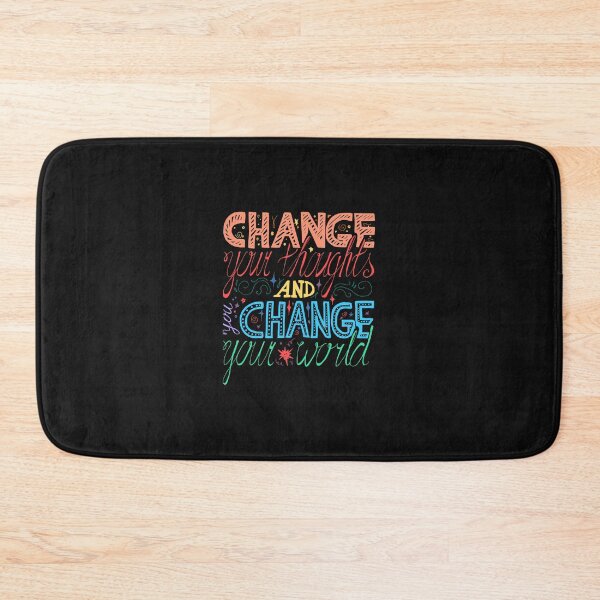 Item preview, CHANGE YOU THOUGHTS AND CHANGE YOUR WORLD designed and sold by FbCreative.