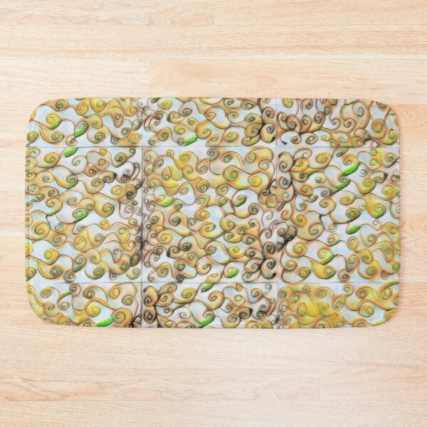 Item preview, Yellow Swirl Textured Pattern designed and sold by Designs By YL.