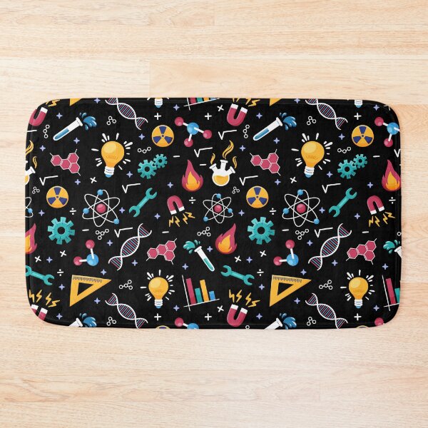Item preview, STEM icons pattern: science, engineering, etc.  designed and sold by Happy Puppy Print On Demand.