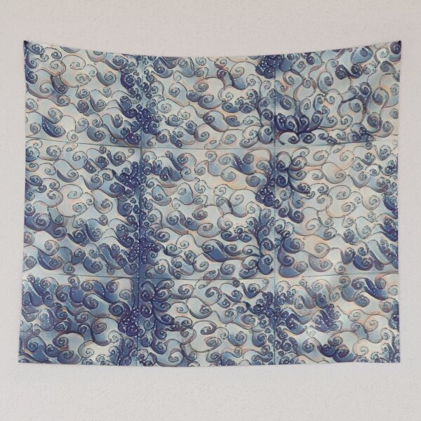 Item preview, Blue Swirl Textured Pattern designed and sold by Designs By YL.