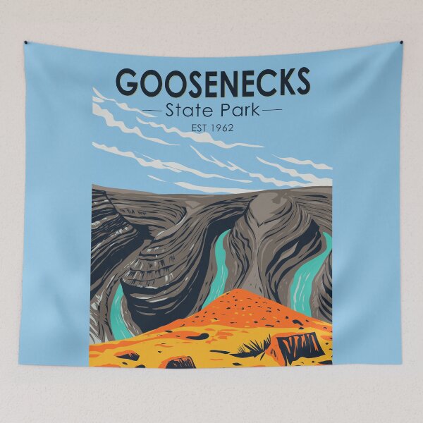 Item preview, Goosenecks State Park Utah Vintage designed and sold by KrisSidDesigns.