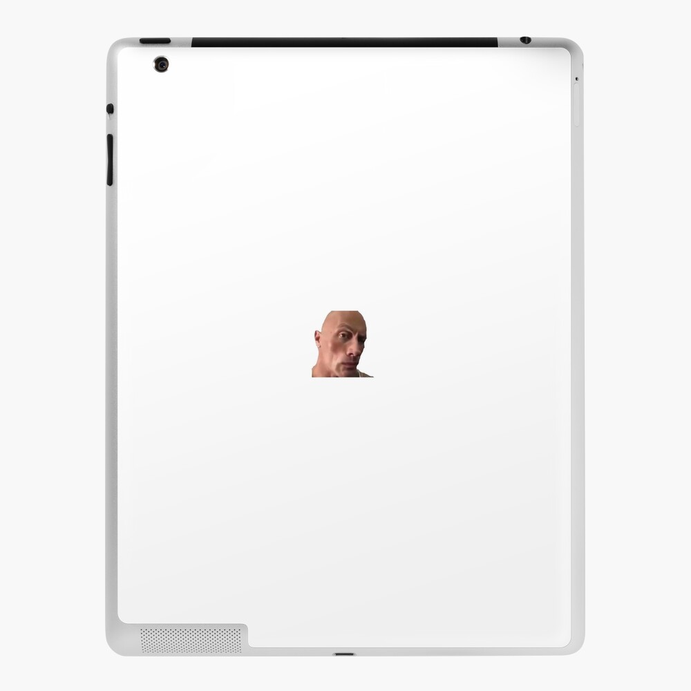 The rock eyebrow raise meme iPad Case & Skin for Sale by