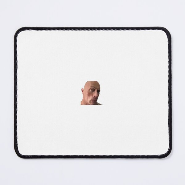 Dwayne The Rock Johnson eyebrow raise meme Mouse Pads sold by Barefoot  Praise, SKU 24433061