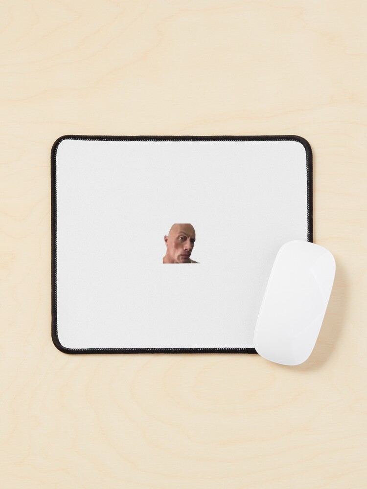 the rock sunglasses eyebrow meme Mouse Pad for Sale by kamilesz