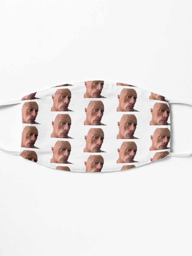 The rock eyebrow meme Acrylic Block for Sale by kamilesz