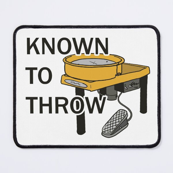 Item preview, Known To Throw Pottery Clay Sticker designed and sold by artcrazed.