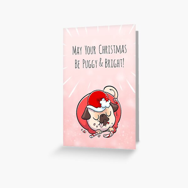 Item preview, Puggy and Bright - fawn pug designed and sold by inkpug.