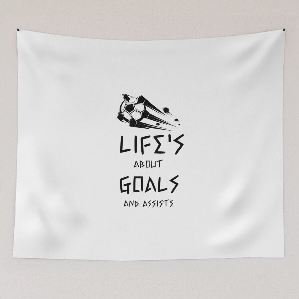 Item preview, Life's About Goals Soccer designed and sold by PiDesignn.