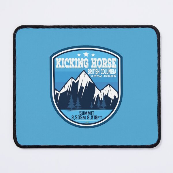 Item preview, Kicking Horse Ski Resort Canada Skiing Rockies Sticker T-Shirt 03 designed and sold by OuterShellUK.