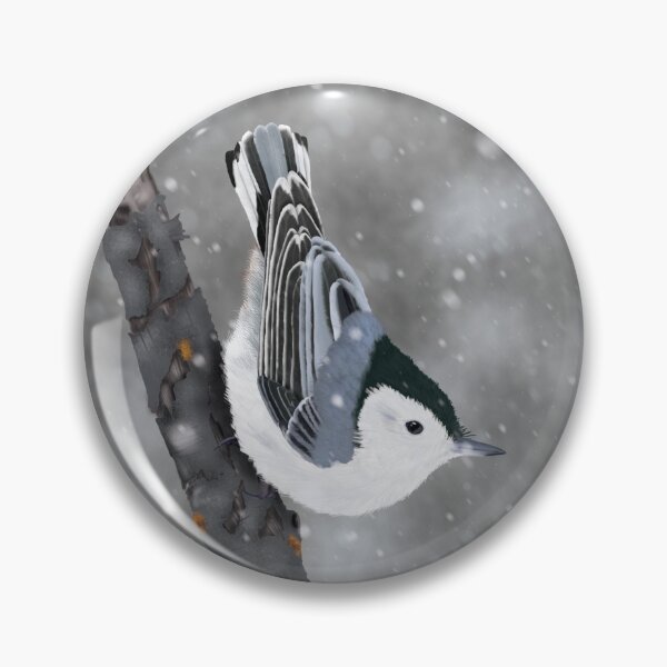 Item preview, White-breasted Nuthatch designed and sold by Heather  Hinam.