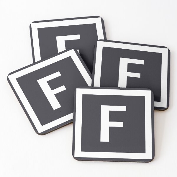 Item preview, Letter Tile F designed and sold by CyberCult Store.
