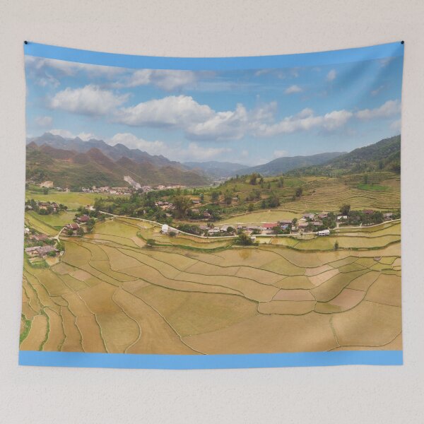 Item preview, Aerial view of rice fields in Ha Giang designed and sold by Lukasz Szczepanski.