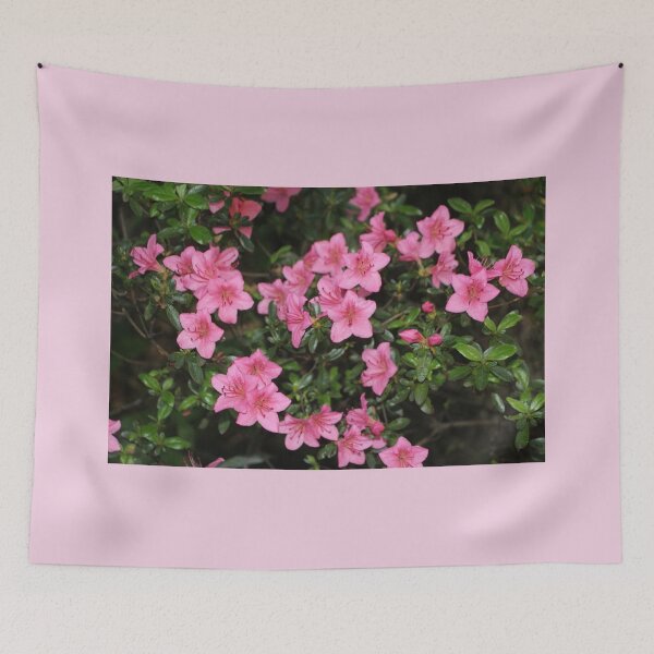 Item preview, Medium Pink Azalea Flower Night Time Bush designed and sold by JariHawk.