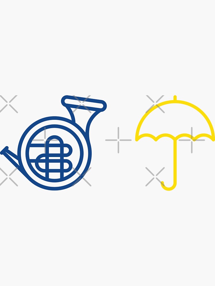 "How I Met Your Mother Ted Mosbey Blue French Horn Vs. Yellow Umbrella