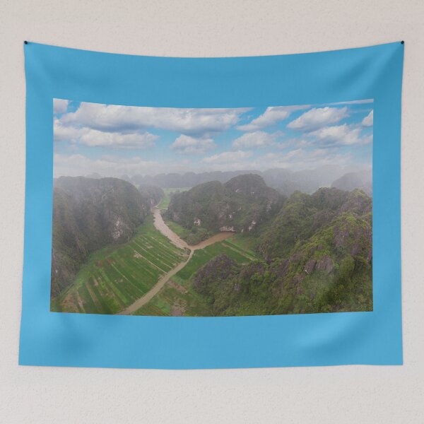 Item preview, Aerial view of Trang An from viewpoint Hang Mua designed and sold by Lukasz Szczepanski.