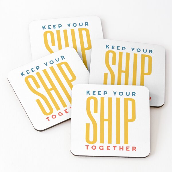 Item preview, Funny Boating Pun Keep Your Ship Together designed and sold by whyitsme.