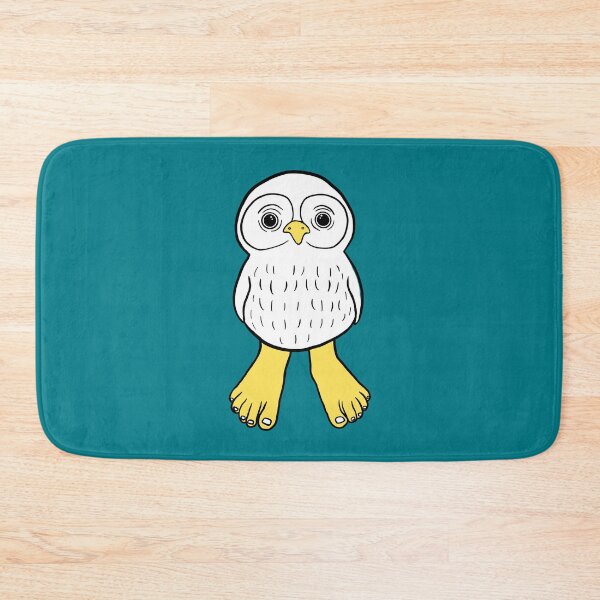 Item preview, White Owl with Human Feet  designed and sold by Mochi-Merch.