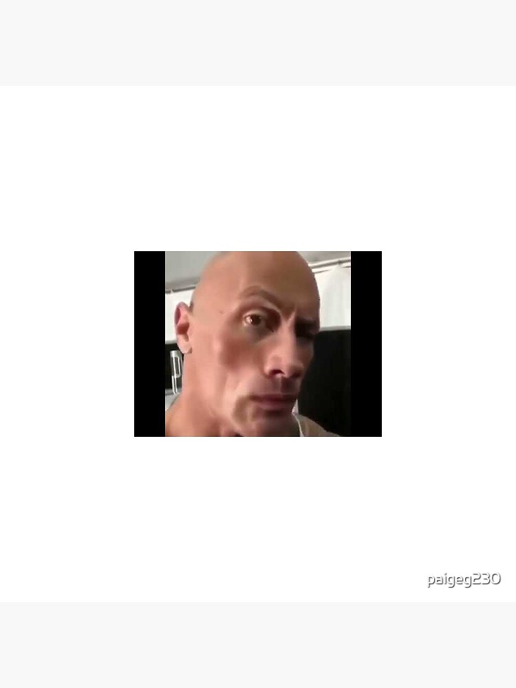 the rock eyebrow raise Best Sound Alert Memes