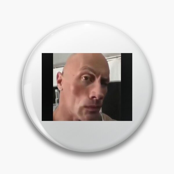 Item preview, The Rock Eyebrow Raise meme designed and sold by paigeg230.