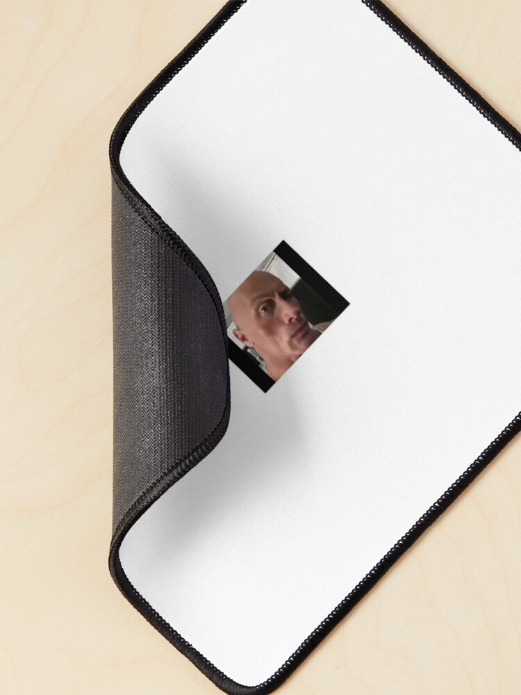 The rock eyebrow meme Mouse Pad for Sale by kamilesz