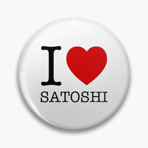 Item preview, I love Satoshi (black) designed and sold by didijuca.