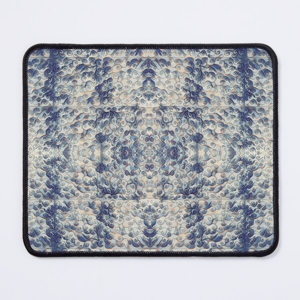 Item preview, Blue Mandala Textured Pattern  designed and sold by Designs By YL.