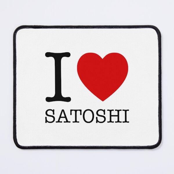 Item preview, I love Satoshi (black) designed and sold by didijuca.
