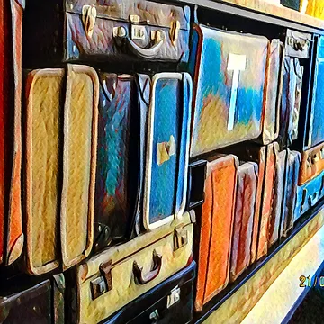 Artwork thumbnail, Suitcase by RandaRubyRed