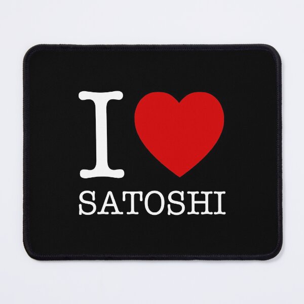 Item preview, I love Satoshi (white) designed and sold by didijuca.
