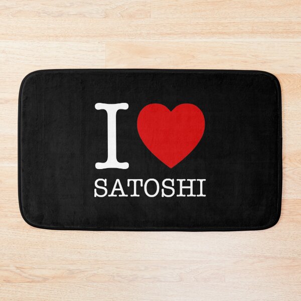 Item preview, I love Satoshi (white) designed and sold by didijuca.