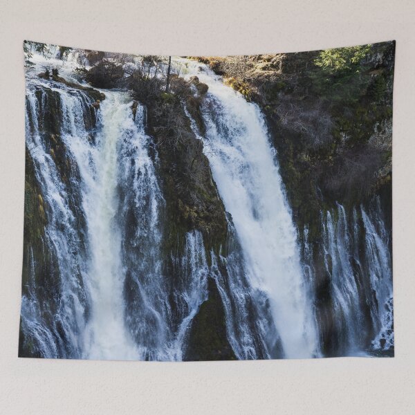 Item preview, The waterfall at MacArthur-Burney Falls Memorial State Park in California designed and sold by OrcaNature.