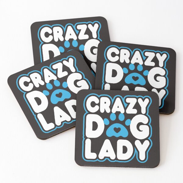 Item preview, Crazy Dog Lady,dog lover gift, dogs, crazy dog gift designed and sold by RED FIR.