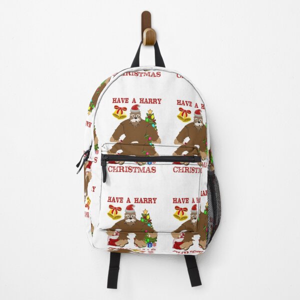 Item preview, Have a Harry Christmas Skunk Ape Bigfoot Yeti Sasquatch Santa designed and sold by KeysTreasures.