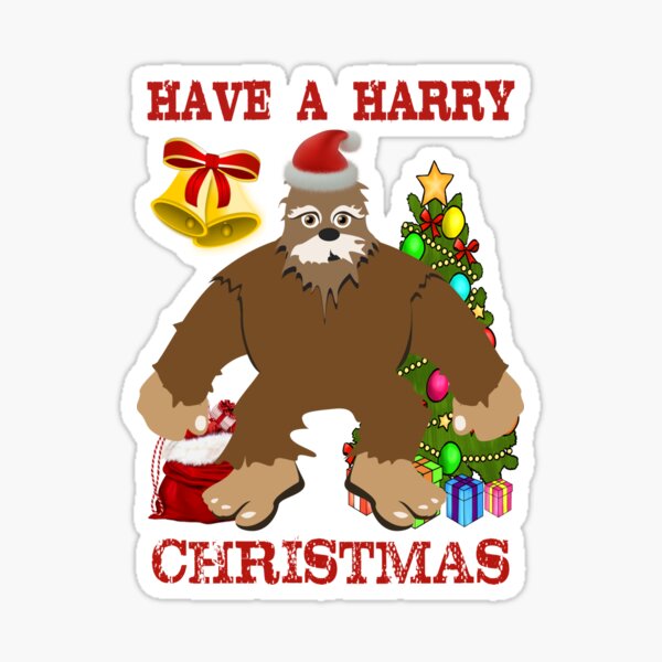 Santa Yeti Sticker