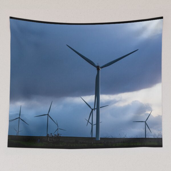 Item preview, A wind farm off California Rt. 12 near Rio Vista in Solano County, California designed and sold by OrcaNature.
