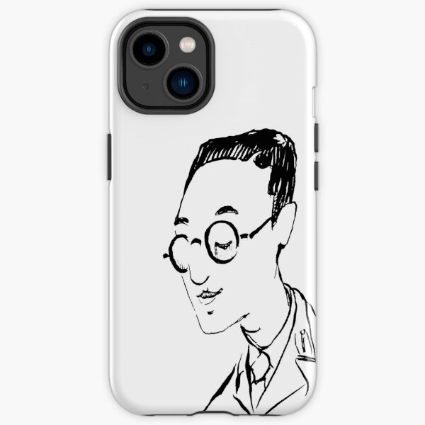Courteous Philip, a prim and proper English officer in WWI iPhone Tough Case