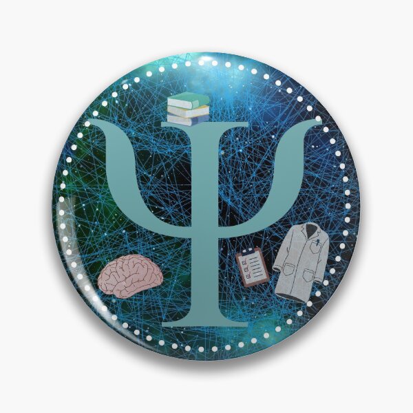 Item preview, Neuroscience Psychology Symbol designed and sold by RedJacq.