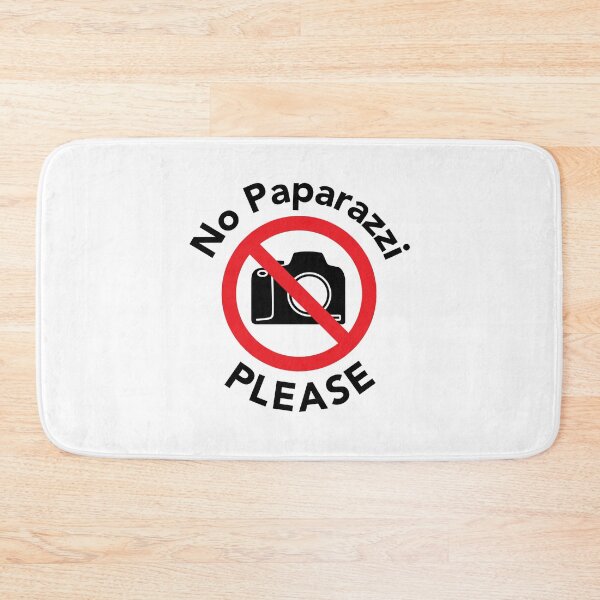 Item preview, No Paparazzi Please designed and sold by SpoofTShirts.