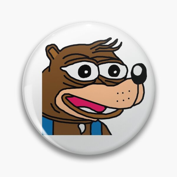 Artikelvorschau, Banjo Kazooie Sticker Feeling Happy Good Times Man Pepe Meme entworfen und verkauft von esperramuh.