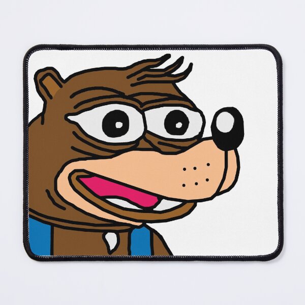 Item preview, Banjo Kazooie Sticker Feeling Happy Good Times Man Pepe Meme designed and sold by esperramuh.